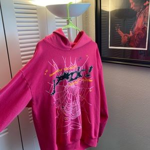 Spider Worldwide × Young Thug Sp5der Pink Hoodie